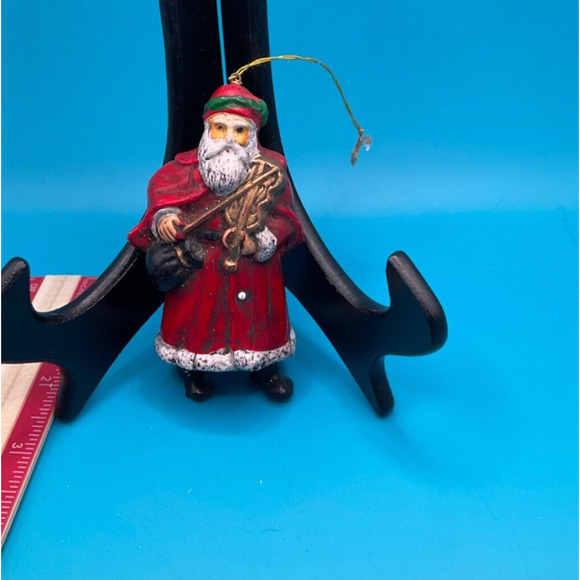 Old World Father Christmas Tree Ornament Decor Vintage Plastic Classic Design - Picture 3 of 3